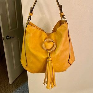 Mustard yellow satchel